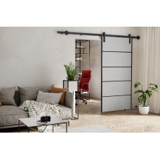 Bīdāmās sistēmas durvis AURA PLUS - Loft, balts